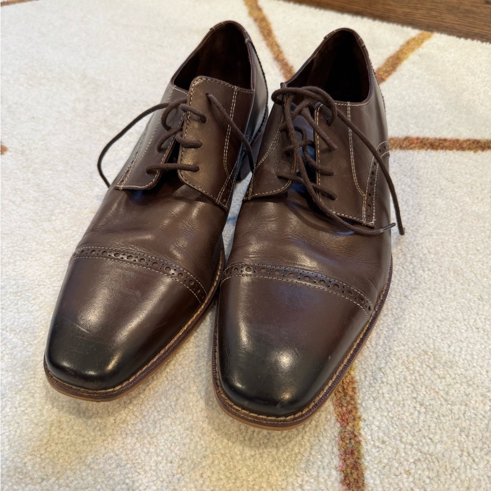 Florsheim Castellano Cap Toe Oxfords / 11M / brown leather / men’s